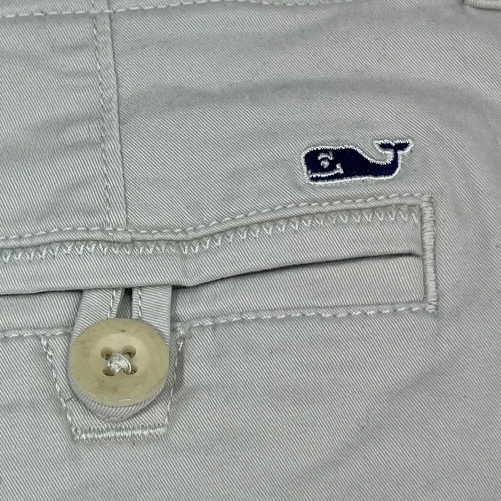 Vineyard Vines Women's Daybreak Chino Shorts Stone Cotton Stretch Size 4